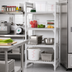 Thumbnail image #3 for Cambro Camshelving Premium 4-Shelf Stationary Starter Unit, 18 x 30 x 64 Inches, Vented Polypropylene Shelving, Speckled Gray