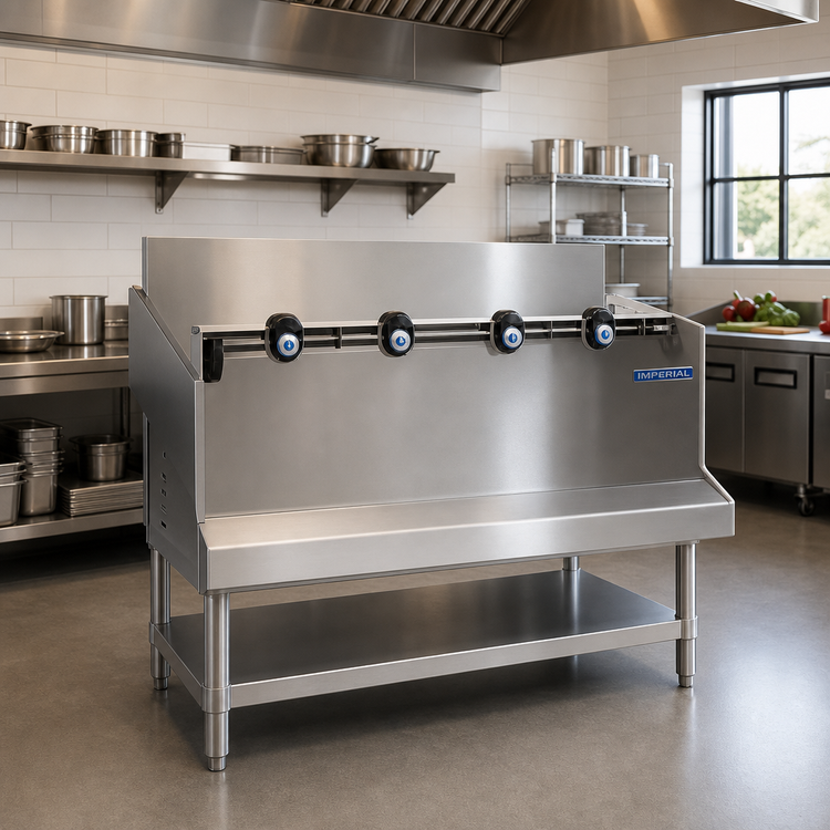 Product image #2 for Imperial 60-Inch Stainless Steel Equipment Stand with Undershelf for ICB-6036