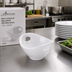 Thumbnail image #2 for American Metalcraft Mini Handled Melamine Serving Bowl, 3 oz., White