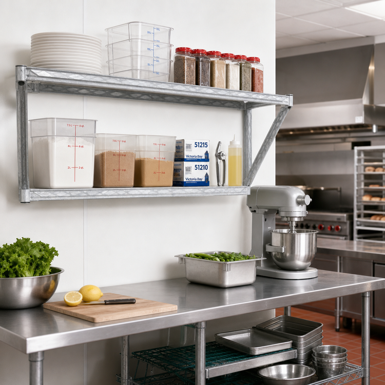 Product image #2 for EagleGard 36 Inch x 36 Inch 3-Sided Double Truss Shelf Frame with EAGLEgard Hybrid Epoxy Finish