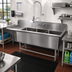 Thumbnail image #2 for John Boos Pro-Bowl 3-Compartment Stainless Steel Sink with 24