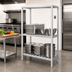 Thumbnail image #2 for Channel Lifetime Tough Tubular Aluminum 2-Shelf Dunnage Shelving, 42W x 24D x 64H