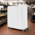 Thumbnail image #2 for Metro 48 x 21 x 74 Inch White Cart Cover for Queen Mary & Banquet Carts