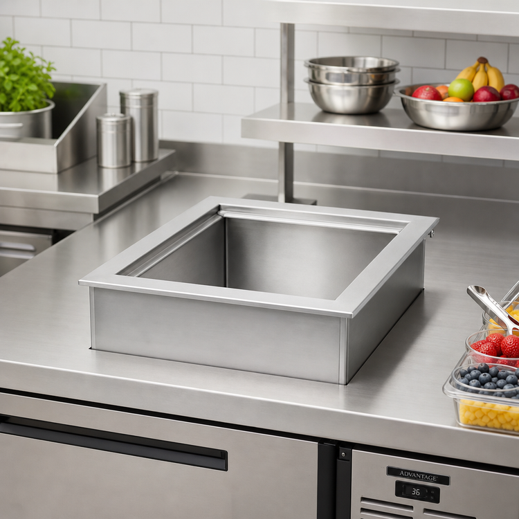 Product image #2 for Drop-In Non-Refrigerated Cold Pan, 1 Full-Size Pan Capacity