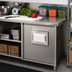 Thumbnail image #2 for Dispense-Rite CMND-1 Built-In Horizontal Full-Fold Stainless Steel Napkin Dispenser