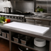 Thumbnail image #2 for John Boos 96 Inch x 12 Inch x 3/4 Inch Reversible Polyethylene Steam Table Cutting Board