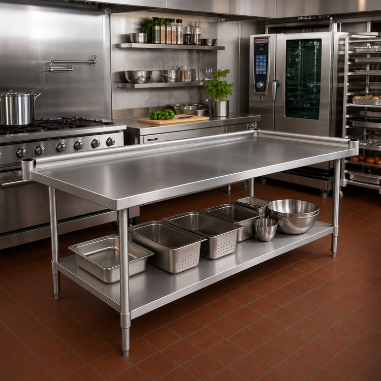Product image #2 for Eagle Group 3-Sided Stainless Steel Channel Frame, 72 x 30 Inches