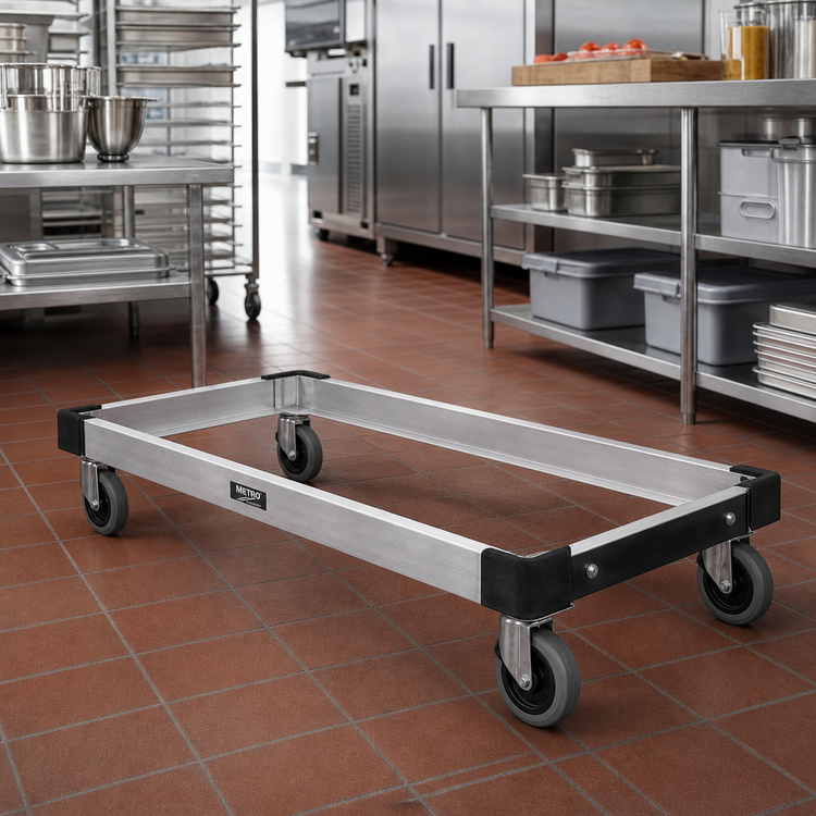 Product image #2 for Metro 48" W x 21" D Aluminum Truck Dolly Frame with Corner Bumpers