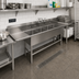 Thumbnail image #2 for John Boos Pro-Bowl 4-Compartment Stainless Steel Sink with 10-Inch Backsplash
