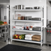 Thumbnail image #2 for Fermostock 4-Tier Starter Polymer Shelving Unit, 68-Inch W x 14-Inch D x 83-Inch H