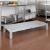 Thumbnail image #2 for John Boos 48-Inch x 20-Inch x 12-Inch Aluminum Dunnage Rack, 1-Tier Square Bar, 1,500 lb Capacity