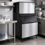 Thumbnail image #2 for Koolaire KYT0400A 30-Inch Air-Cooled Self-Contained Half-Dice Cube Ice Machine, 450 lb/24 Hr