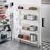 Thumbnail image #3 for Cambro Camshelving Premium 4-Shelf Vented Add-On Polymer Shelving Unit, 21 x 36 x 72 Inches, Speckled Gray