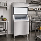 Thumbnail image #2 for Maxx Ice 30-Inch Modular Full Dice Ice Machine with 580 lb Storage Bin, Air-Cooled, Stainless Steel
