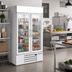 Thumbnail image #3 for Beverage-Air MarketMax Two-Section Reach-In Glass Door Freezer Merchandiser, White, Bottom-Mount, 35.08 Cu. Ft.