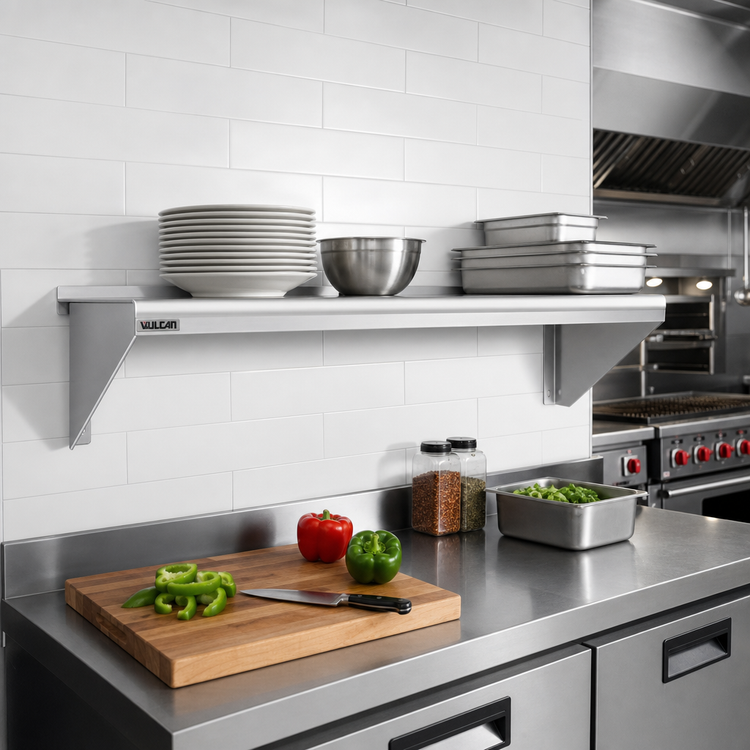 Product image #2 for Vulcan 36-Inch Stainless Steel Plate Rail Accessory