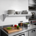 Thumbnail image #2 for Vulcan 36-Inch Stainless Steel Plate Rail Accessory