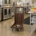 Thumbnail image #3 for Cambro Camdolly® with Handle and Rear Easy Wheels for Tray and Sheet Pan Camcarrier, Dark Brown