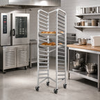 Thumbnail image #3 for Channel Manufacturing 404SN Mobile Stainless Steel Nesting End-Load Bun Pan Rack, 10-Pan Capacity, 20.5 x 26 x 70.25 Inches