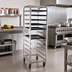 Thumbnail image #2 for New Age Mobile End-Loading Aluminum Platter Rack for 6 12 in. x 26 in. Platters