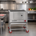 Thumbnail image #2 for American Range 48-Inch Wood/Charcoal Floor Model Charbroiler with Gas Log Lighter