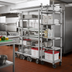 Thumbnail image #2 for Metro TOP-TRACK Super Erecta & Super Adjustable Top-Track Stationary End Unit Kit, 21 Inch Wide, 86 Inch Posts
