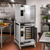 Thumbnail image #2 for AccuTemp Evolution E62083E100 DBL Double-Stacked 6-Pan Electric Boilerless Convection Steamer