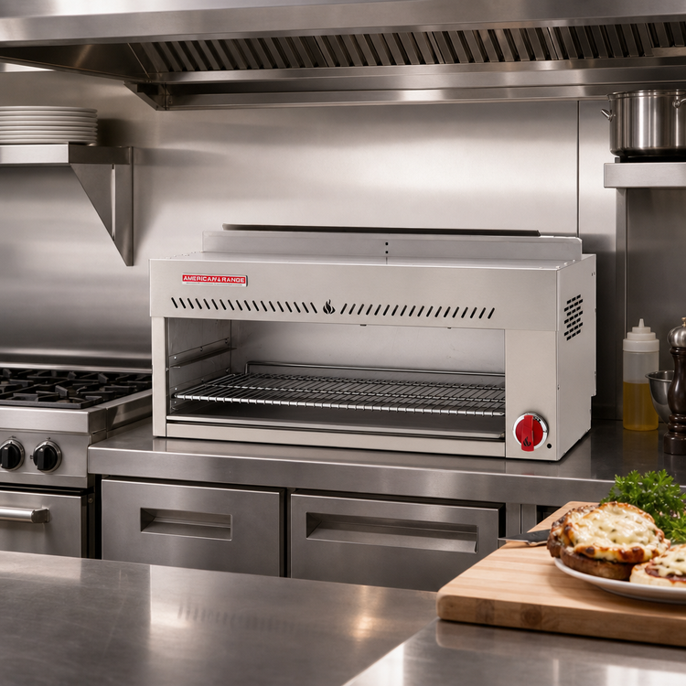 Product image #2 for American Range 48-Inch Gas Infrared Cheesemelter Broiler