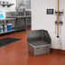 Thumbnail image #2 for Eagle Group FF2119-SG-RS Flush Floor Mounted 304 Stainless Steel Mop Sink with Right End Splash, 19 x 21 x 10 Inch Bowl