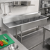Thumbnail image #2 for John Boos Pro-Bowl 4-Compartment Sink with 24-Inch Left Drainboard, 12-Inch Deep Bowls, 16-Gauge Stainless Steel