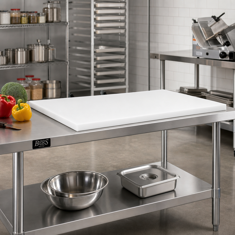 Product image #2 for John Boos 36" x 30" Reversible Poly Work Table Top Replacement for TC, M & GMT Tables