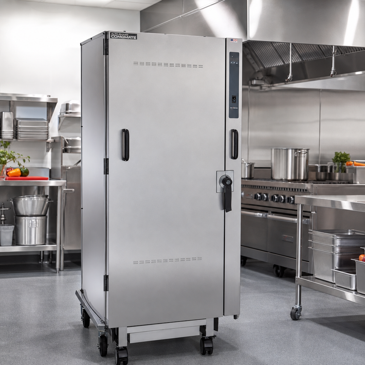 Product image #2 for Alto-Shaam Combimate 20-20W Halo Heat Stationary Holding Cabinet, Single Door, 40 Full-Size Pan Capacity