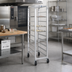 Thumbnail image #2 for Lifetime Tough Heavy-Duty Aluminum End-Load Platter Rack Cart, 6-Platter Capacity