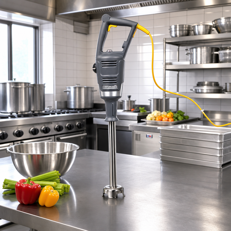 Product image #3 for BigRig International Commercial 16-Inch Variable-Speed Immersion Blender Mixer, 800W, 220-240V