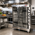 Thumbnail image #2 for Omcan 46-Inch Electric Rotisserie Grill, 6-Spit, 36-Chicken Capacity, 12 kW