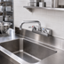 Thumbnail image #2 for T&S Brass equip 4-Inch Wall-Mount Faucet with 6-Inch Swing Nozzle and Lever Handles