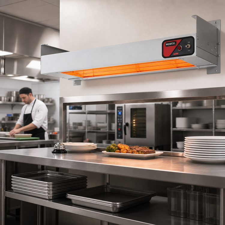 Product image #2 for Nemco 48-Inch Single Unlighted Infrared Strip Heater with Infinite Temperature Control, 208V