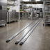 Thumbnail image #2 for Quantum Double Unit Floor Track Assembly Kit with 3 17-Foot V-Groove Aluminum Tracks