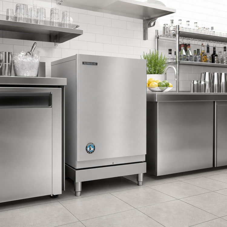 Product image #2 for Hoshizaki Serenity 22-Inch Air-Cooled Remote Crescent Cube Ice Maker