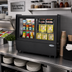 Thumbnail image #3 for KoolMore 28-Inch Countertop Self-Service Refrigerated Display Case with Sliding Glass Doors, Black