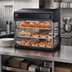 Thumbnail image #2 for Hatco Flav-R-Savor Air Curtain Heated Countertop Food Display Cabinet, Self-Service, 3-Shelf, 36-Inch Wide
