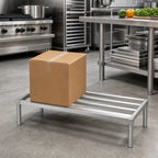 Thumbnail image #2 for Channel Manufacturing ADE2024KD Tubular Aluminum Knock-Down Dunnage Rack, 24W x 20D x 12H, 2,200 lb. Capacity