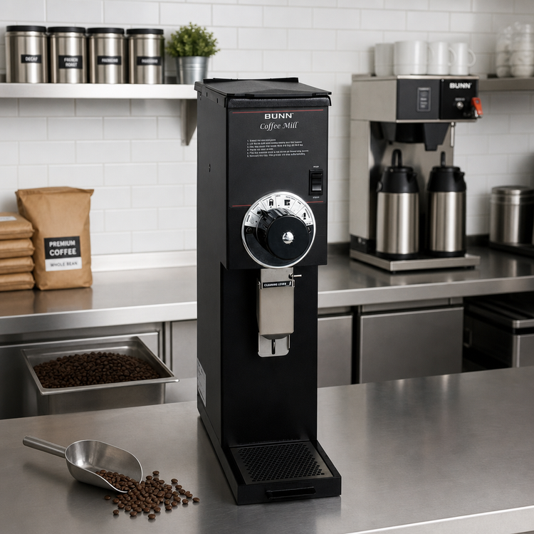 Product image #2 for BUNN G2HD Heavy-Duty Bulk Coffee Grinder with 2 lb Hopper, Turbo Action, Bag Switch
