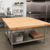 Thumbnail image #2 for John Boos 72-Inch x 36-Inch Edge Grain Northern Hard Rock Maple Work Table Top, 2-1/4-Inch Thick
