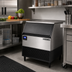 Thumbnail image #2 for Maxx Ice Digital Undercounter Half Dice Ice Machine with Bin, Air-Cooled, 328 lb/Day, 100 lb Storage