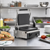 Thumbnail image #3 for Vollrath Countertop Panini Sandwich Grill with Cast-Iron Plates, 120V