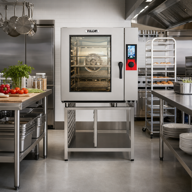 Product image #2 for Vulcan TCM-101E-208/240 Touch Combi Multi 10-Level Half-Size Electric Boilerless Combi Oven