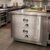 Thumbnail image #2 for Toastmaster Built-In Double-Drawer Food Warming Drawer for 2 Full-Size Pans