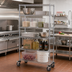 Thumbnail image #2 for Quantum 5-Shelf Mobile Wire Shelving Cart, 36 x 24 x 69 Inches, Chrome Plated Finish
