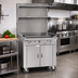 Thumbnail image #2 for Southbend Platinum Heavy Duty 48-Inch Gas Plancha Range with Convection Oven and Storage Cabinet